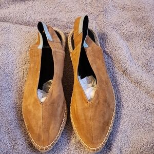 Ladies Pierre Hardy Tan Suede Sandals Size 6